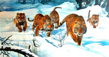 Original Realism Animal Paintings by Bagya Art Gallery