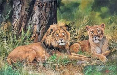 Original Animal Paintings by Bagya Art Gallery