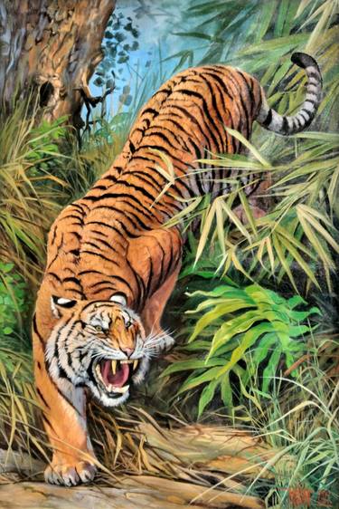 Original Realism Animal Paintings by Bagya Art Gallery