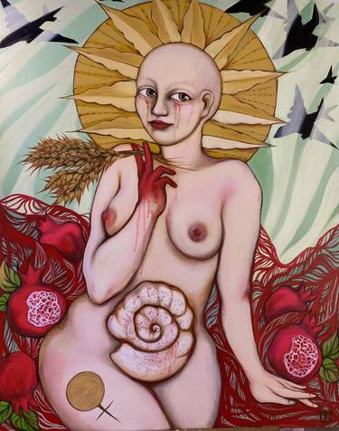 Print of Nude Paintings by Tamo Gzirishvili
