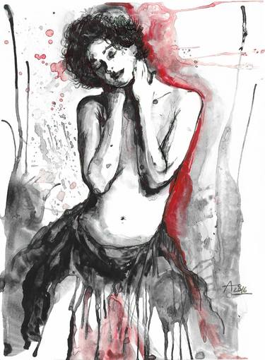 Print of Erotic Paintings by Oxana Antonenko
