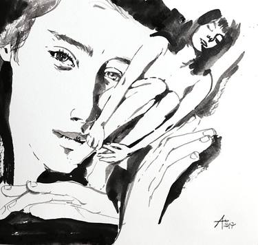 Print of Body Drawings by Oxana Antonenko