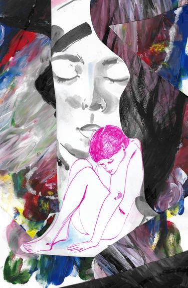 Print of Conceptual Women Collage by Oxana Antonenko