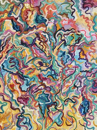 Print of Abstract Expressionism Abstract Paintings by Kristie Yeong