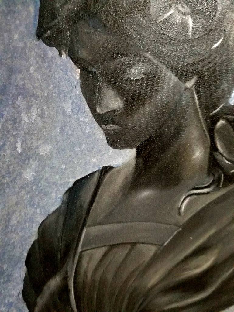 Original Figurative People Painting by Nimrah Ahmed