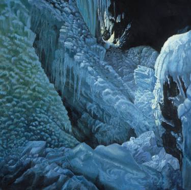 Glacier, Painting by Maksim Gorshkov