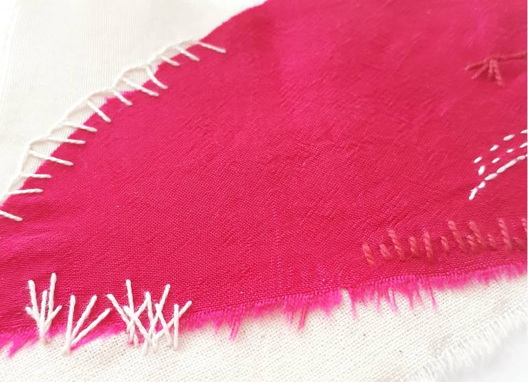Original Abstract Expressionism Abstract Collage by Sophie Baillet