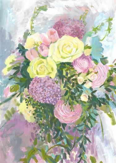 Print of Illustration Floral Paintings by Masha Neverova