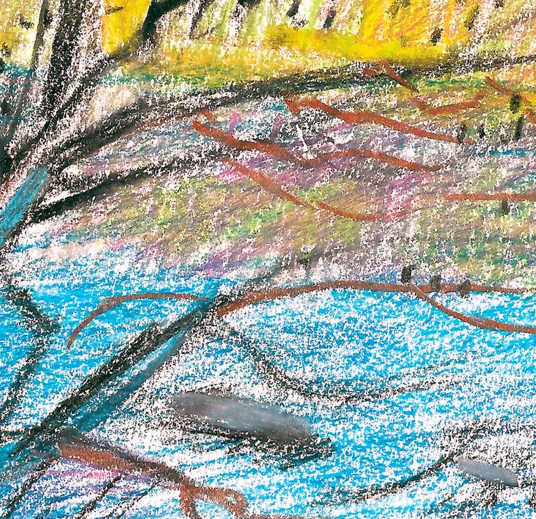 Original Realism Nature Drawing by Masha Neverova