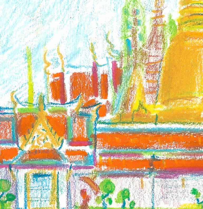 Original Realism Landscape Drawing by Masha Neverova