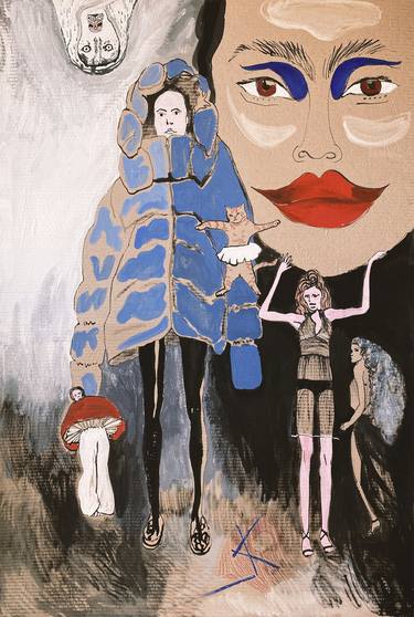 Print of Surrealism Fashion Paintings by Masha Neverova