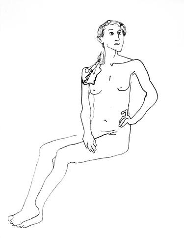 Print of Nude Drawings by Masha Neverova