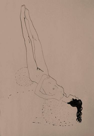 Print of Nude Drawings by Masha Neverova