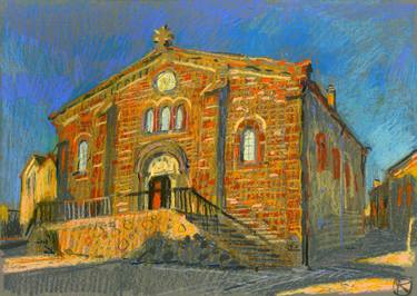 Print of Impressionism Architecture Paintings by Olga Kataeva-Rochford