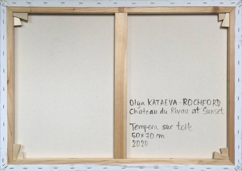 Original Expressionism Architecture Painting by Olga Kataeva-Rochford