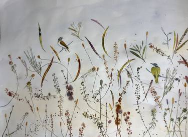 Original Abstract Nature Paintings by Lyn Graham