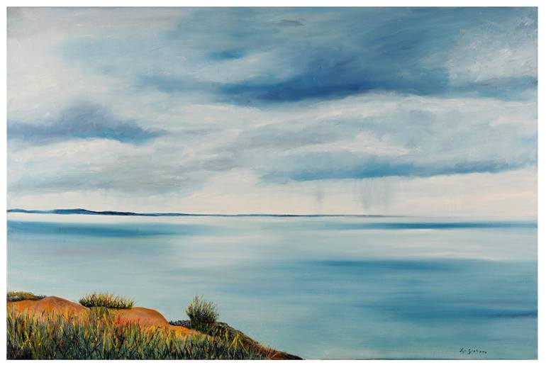 Original Figurative Seascape Paintings by Lyn Graham