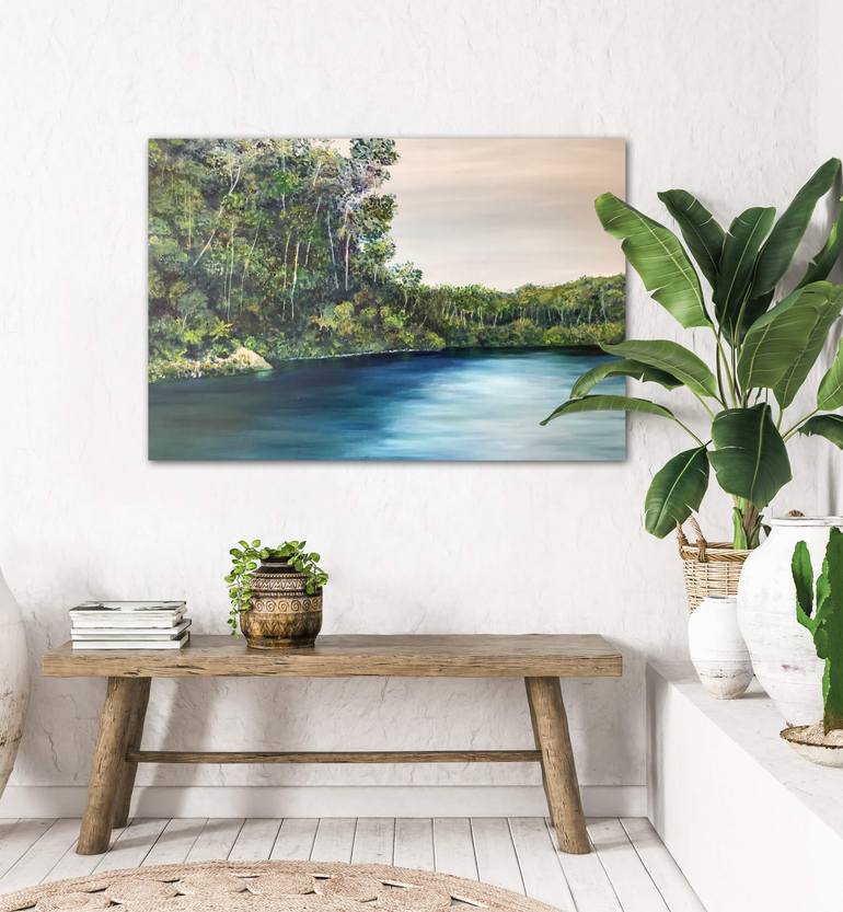 Original Figurative Landscape Painting by Lyn Graham