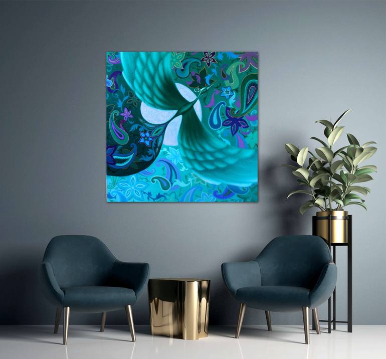 Original Art Deco Other Painting by Anastasia Yablokova