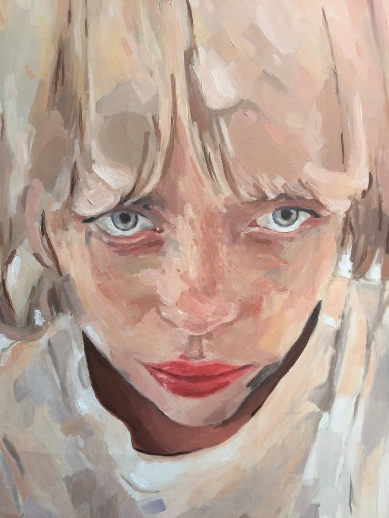 Original Portraiture Portrait Painting by Àlex Carballido