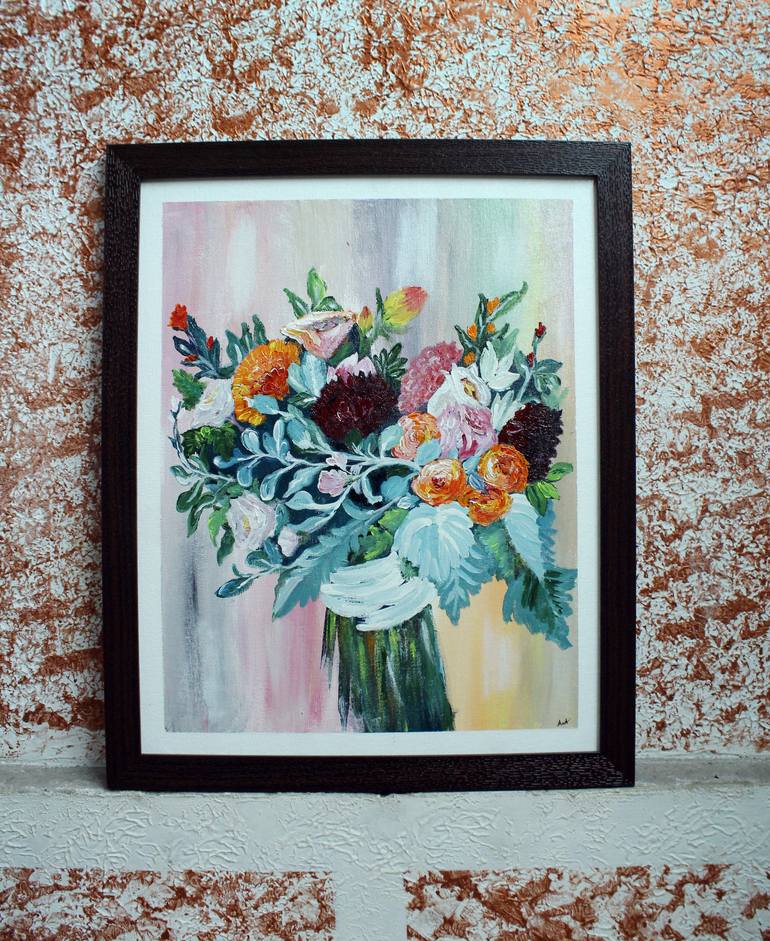 Original Other Floral Painting by Anila Joseph