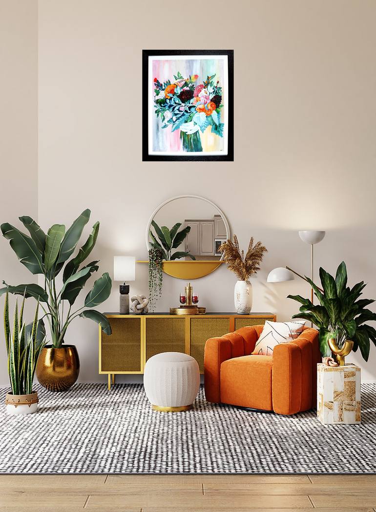 Original Other Floral Painting by Anila Joseph