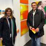 ARTEXPO NY with the Italian Consul in New York, Fabrizio Di Michele.