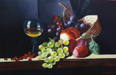 Original Fine Art Food & Drink Paintings by Syeda Fizza Fatima