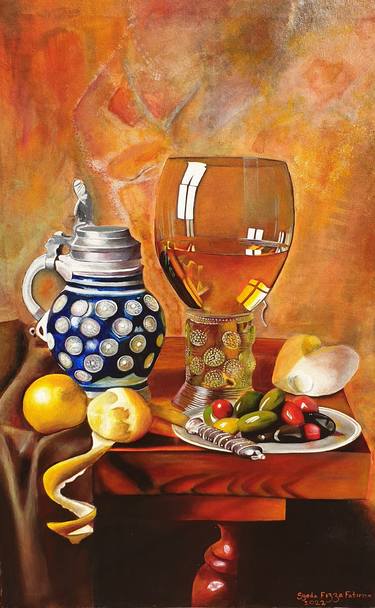 Original Food & Drink Painting by Syeda Fizza Fatima