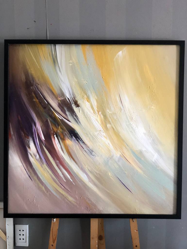 Original Abstract Expressionism Nature Painting by Qq Studio