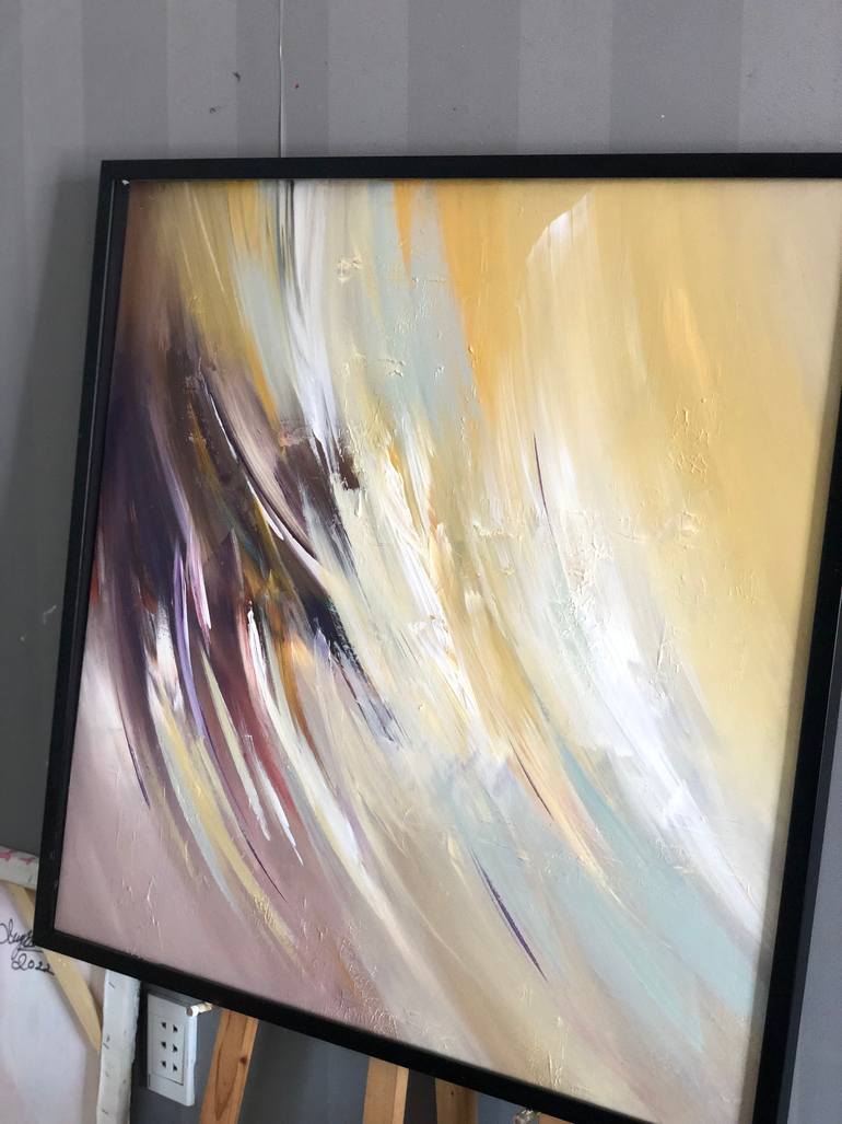 Original Abstract Expressionism Nature Painting by Qq Studio
