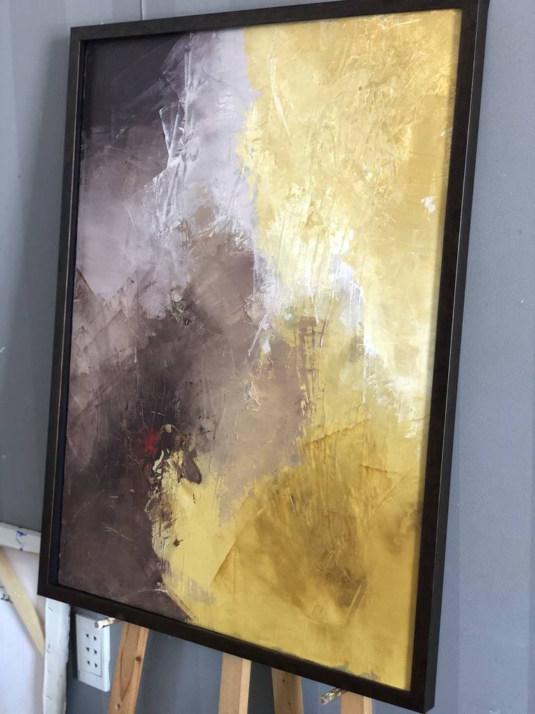 Original Abstract Expressionism Nature Painting by QQ Studio