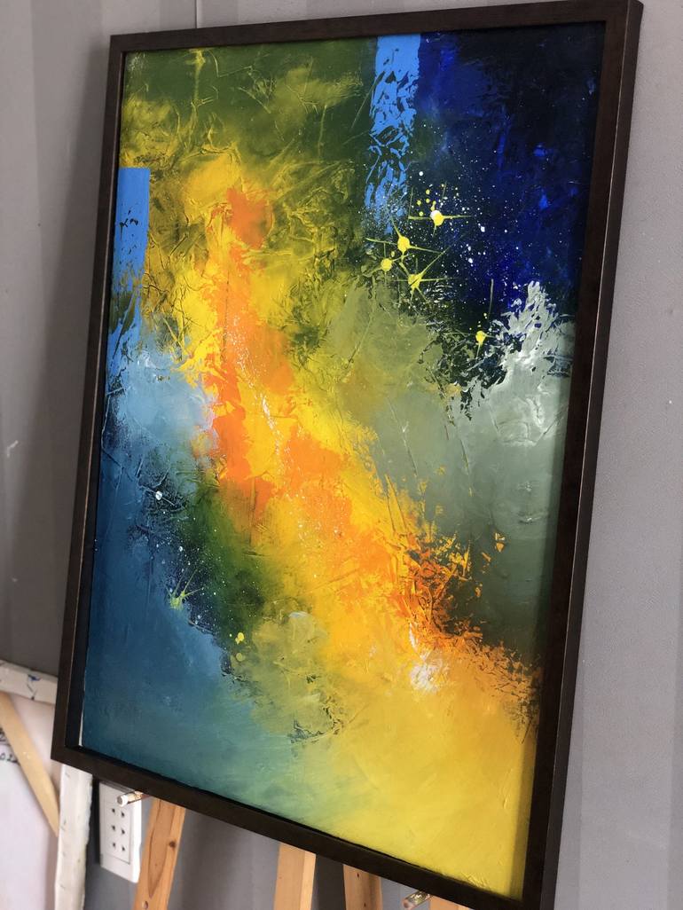 Original Abstract Painting by QQ Studio