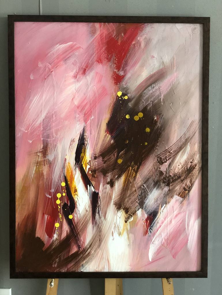 Original Abstract Nature Painting by QQ Studio