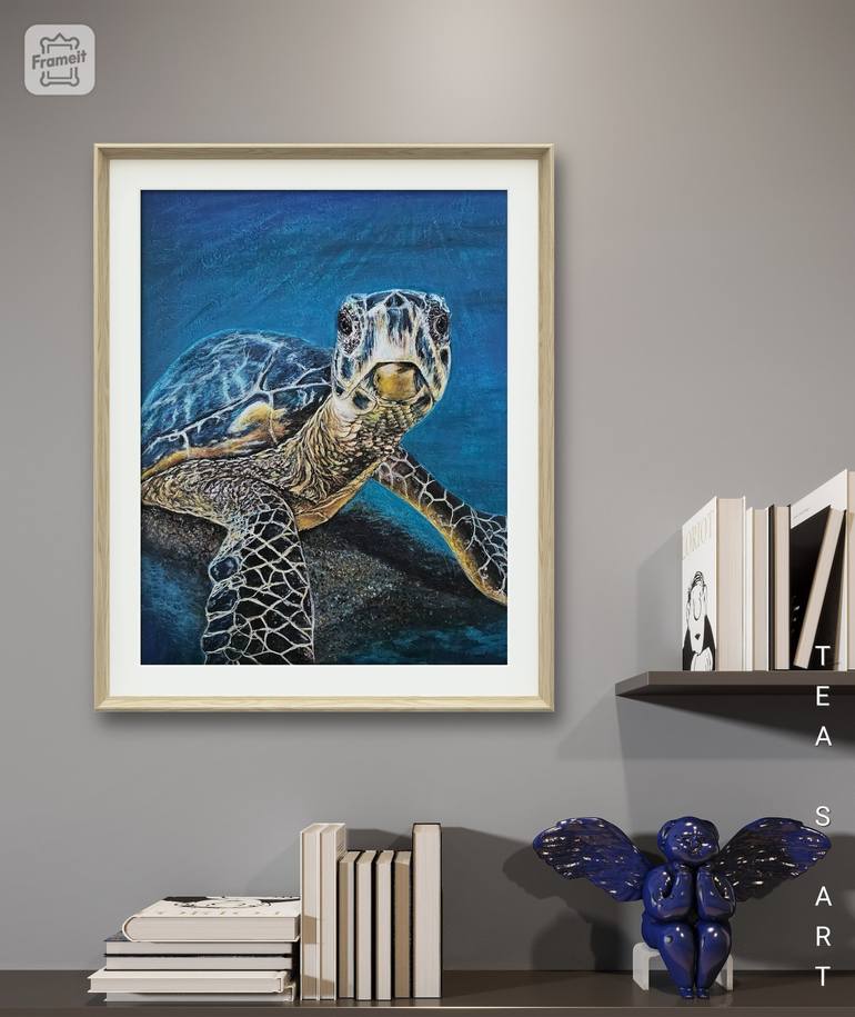 Original Animal Painting by Tea Shubladze