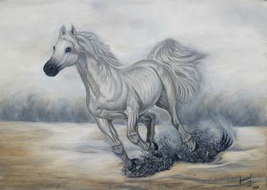 Original Horse Paintings by Tea Shubladze