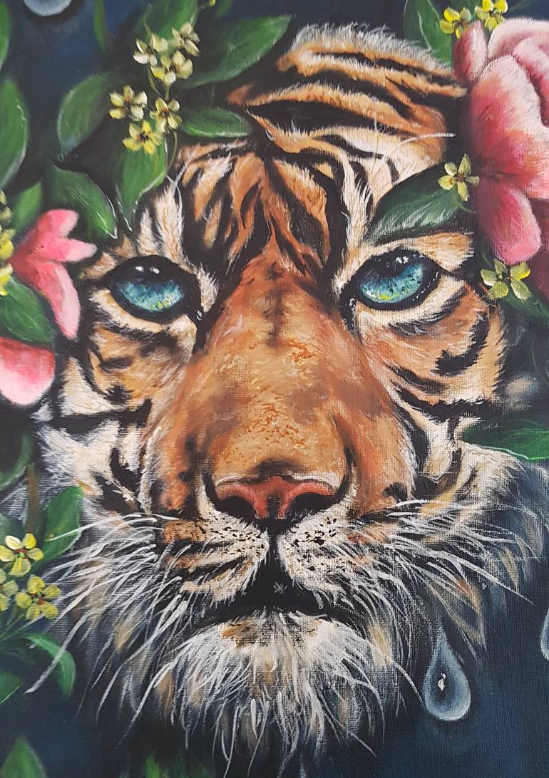 Original Modernism Animal Painting by Tea Shubladze