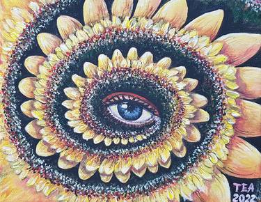 Sunflower's eye thumb