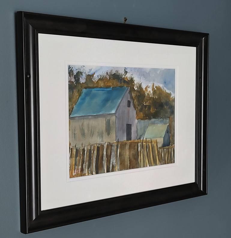 Original Impressionism Architecture Painting by John Murray