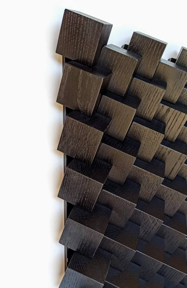 Original Abstract Geometric Sculpture by Zeljko Mihanovic
