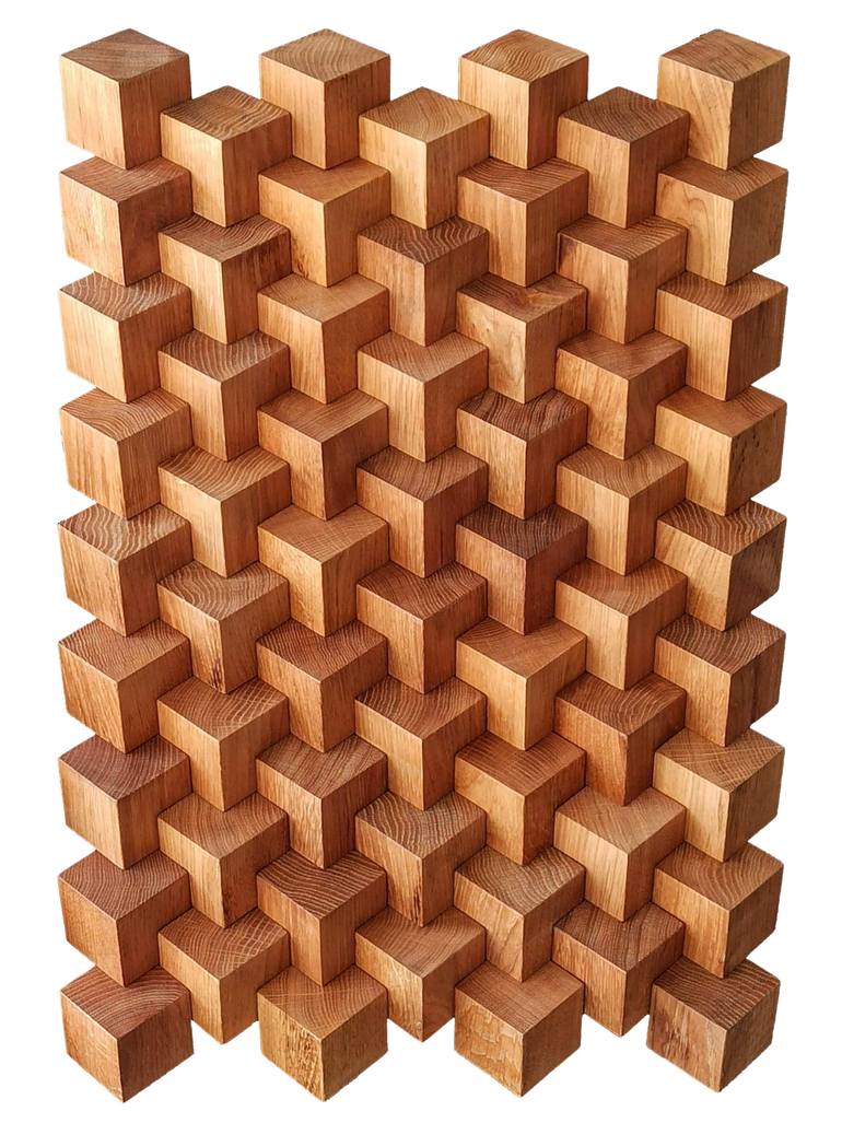 Original Abstract Geometric Sculpture by Zeljko Mihanovic