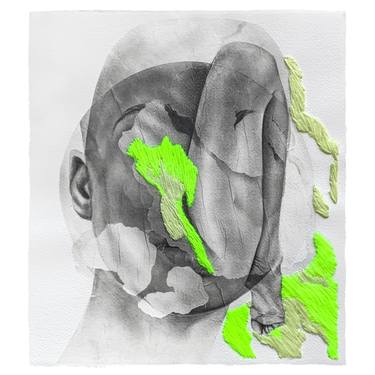 Original Contemporary People Mixed Media by Mariana San Martin