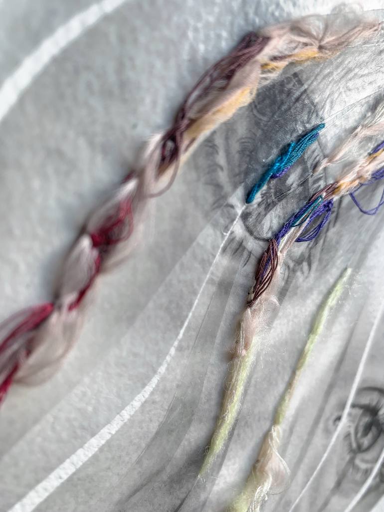 Original Contemporary People Mixed Media by Mariana San Martin