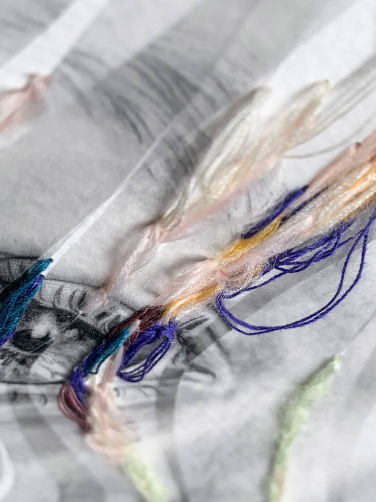 Original Contemporary People Mixed Media by Mariana San Martin