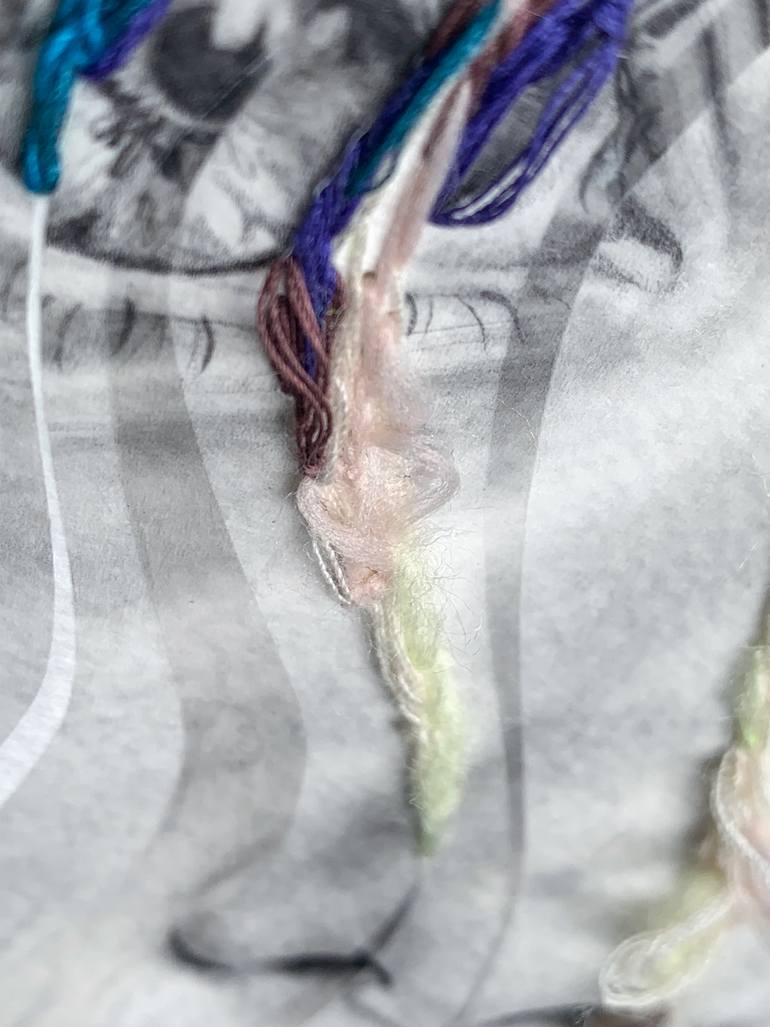 Original Contemporary People Mixed Media by Mariana San Martin