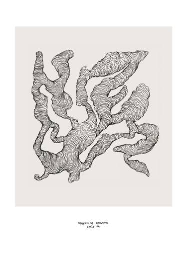 Original Minimalism Abstract Drawing by Mariana San Martin