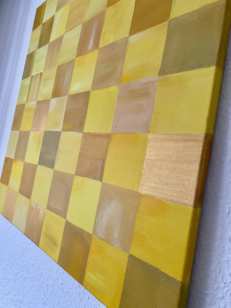 Original Cubism Abstract Painting by Mike Wagener