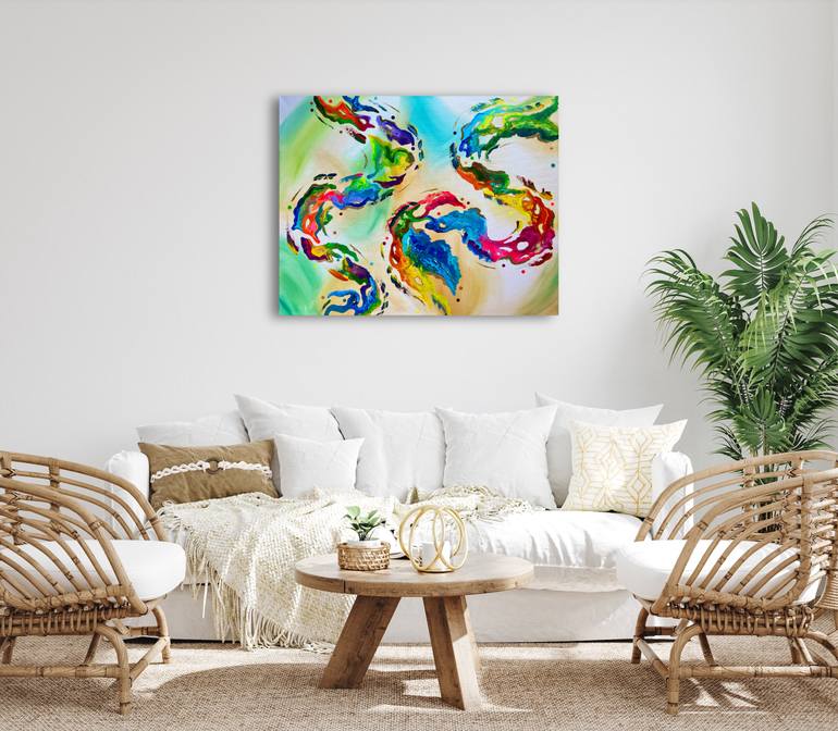 Original Abstract Expressionism Abstract Painting by Mike Wagener