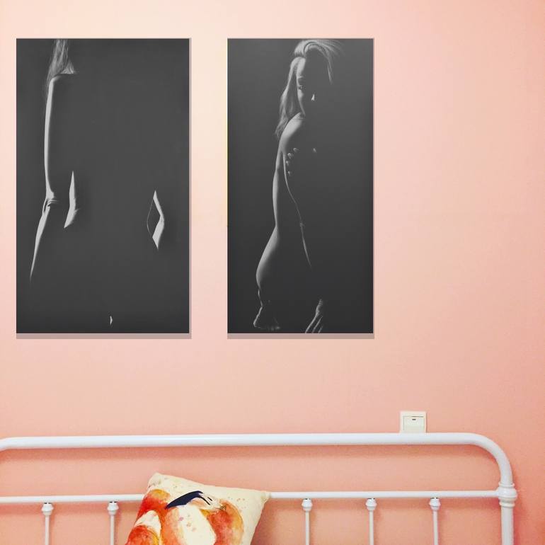 Original Figurative Erotic Painting by Sabine Rudolph