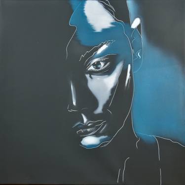 Print of Abstract Portrait Paintings by Sabine Rudolph